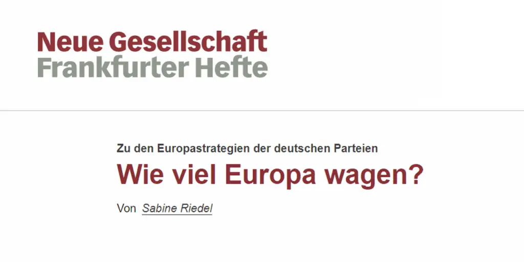 S. Riedel 2018 3 Europastrategien